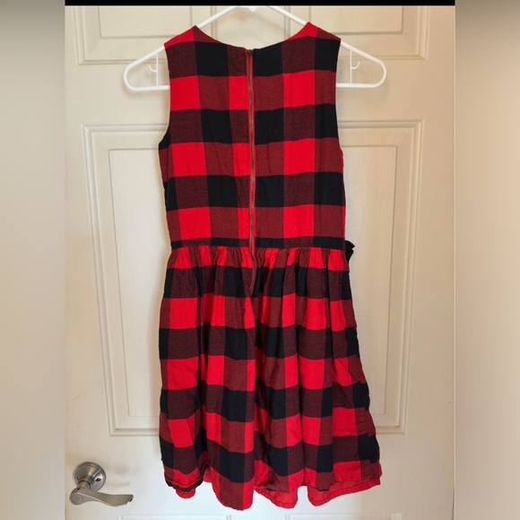 Carter’s Buffalo Plaid Holiday Dress - Size 14 - Picture 2 of 3